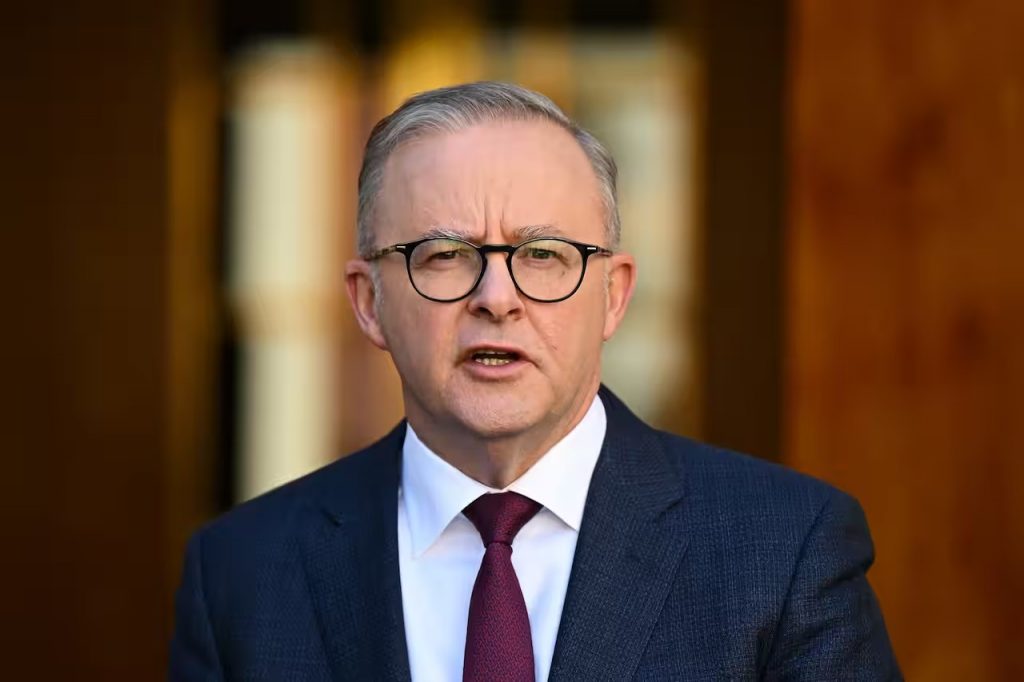 Australian Prime Minister Anthony Albanese is in Germany where he is meeting with Chancellor Olaf Scholz. Source: AAP / Lukas Coch